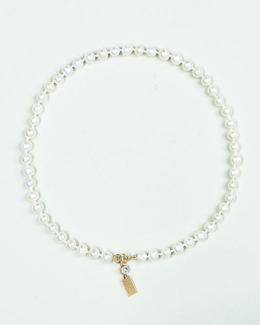 CRYSTAL PEARL NECKLACE